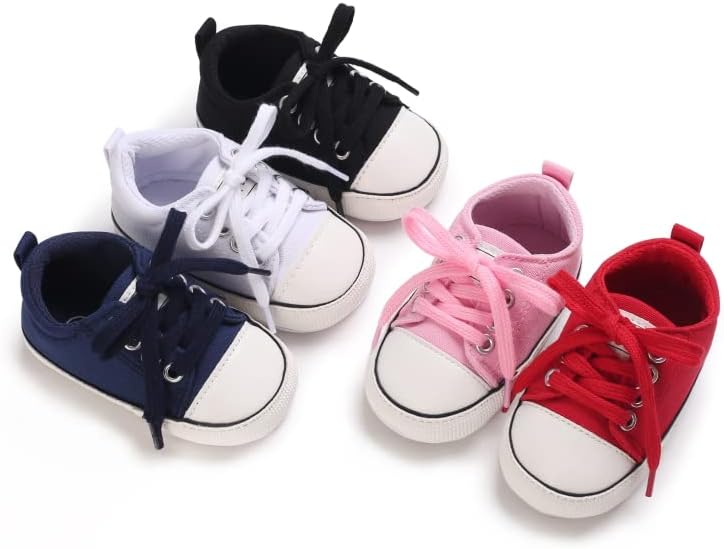Methee/Обувки за ходене за малки момчета и момичета, Нескользящая обувки с мека подметка за първите ходунков, Обувки за яслите Новородени, идеален за Кръщение/прослед?