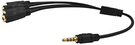 Кабел-сплитер Traodin 3,5 мм, 1/8 TRS 3 стълба от 1 щепсела до 5 Включете Стерео Аудио Сплитер Удлинительный кабел 1 Вход 5 Изход за Слушалки 3.5 мм Аудио Кабел за слушалки (1бр) (3.