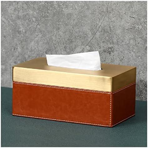Кутия за хартиени салфетки SDGH Метална Начална Дневна Домашен хотелски масичка за кафе Настолна Кутия за съхранение на хартия (Цвят: