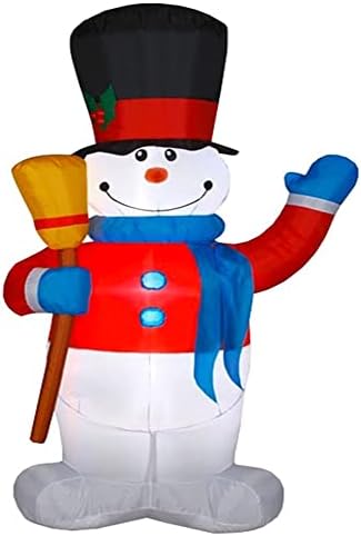 EESLL Надуваеми Коледна Украса Градинска Коледна Надуваема Играчка Снежен човек с Вграден Въздушен помпа за Външна Коледна Украса на Празнични партита (Цвят: 11)