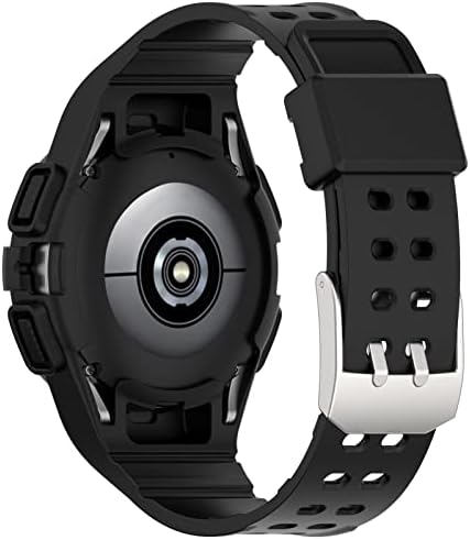 Сменяеми гривни Disscool, Съвместим с Samsung Galaxy Watch 4, 40 мм Вграден каишка за мъже и Жени, Регулируем Мек Силиконов Быстросъемный