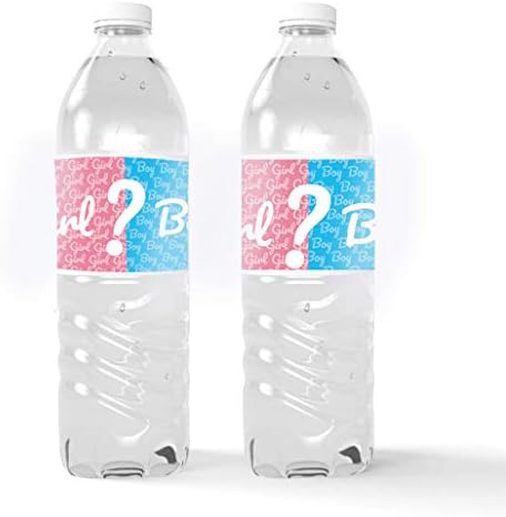 Етикети за бутилки с вода за детската душа, с посочване на пола на детето - Етикети за бутилки с вода за момчета или Момичета -