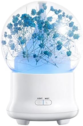 Овлажнител на въздуха HEXL Everlasting Flower Cool Mist с 7 Цветни led крушки, дифузор за Ароматерапия, USB Мини Безшумен Овлажнител