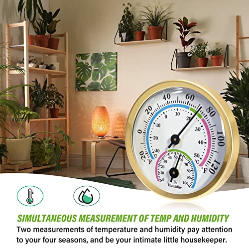 Стенен Термометър-Влагомер Yewhick за помещения, 2-в-1 мини-сензор за температура и влажност на въздуха за помещения, Оранжерии, офиси, складове, дворове, не изисква бате
