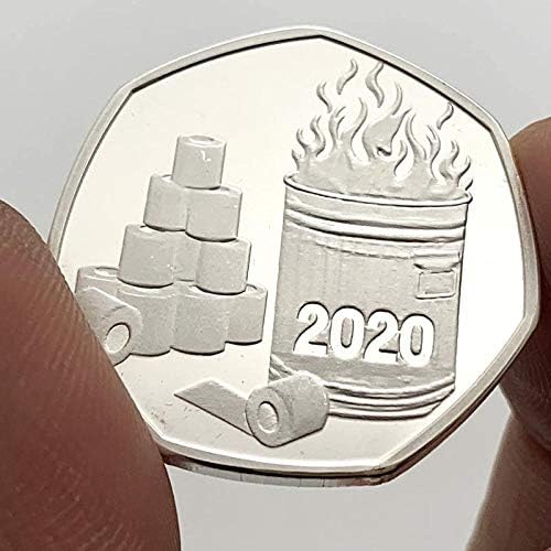 Копирна Монета 2020 Epidemic Octagon Любима Монета Възпоменателна Монета Позлатени Биткоин Щастливата Монета Ripple Са Подбрани