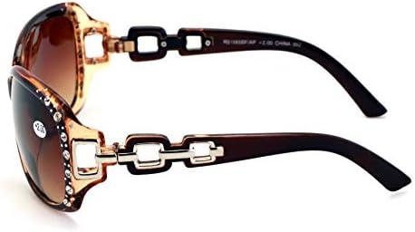 V. W. E. Извънгабаритни Кристали Женски Бифокални Очила За Четене Очилата За Четене Реколта На Открито