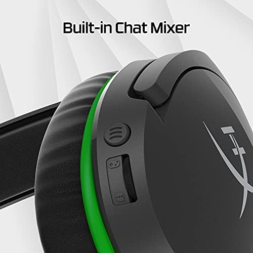 HyperX CloudX Stinger Core – Безжична детска слушалки за Xbox серии X|S и Xbox One, Амбушюры от пяна с памет ефект и премиальной кожзаменительной плат с функция за намаляване на шума.