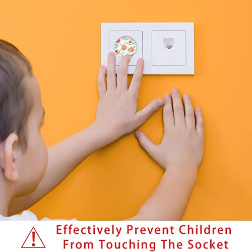 Капачки на контакти LAIYUHUA За защита от деца (на 12 и 24 опаковки), Устойчива защита на електрически щепсел | Пластмасови капачки