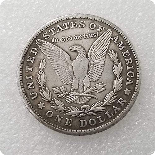 Старинни Занаяти Американската Лутане Монета 1899 Месинг Посеребренный Стар Сребърен Долар Кръгла Сребърна Монета 999