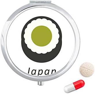 Традиционен Японски Черен Калъф за Хапчета Маки Суши, Джобен Кутия За Съхранение на Лекарства, Контейнер-Опаковка