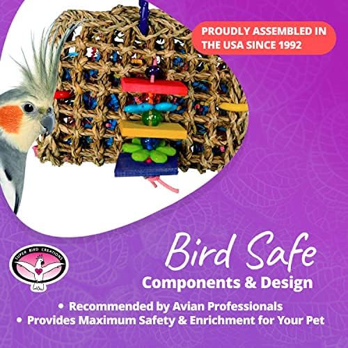 Мини Чанта за храна Super Bird Creations SB740, Средният Размер на Птици, 8 x 8
