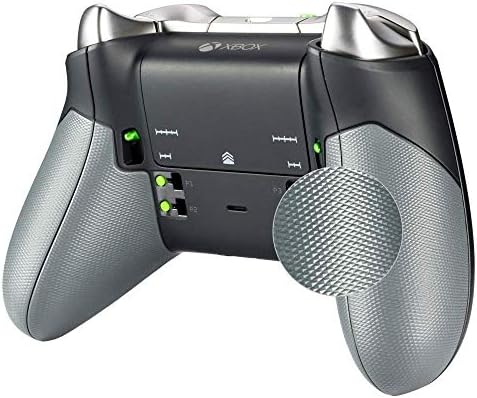Работа на смени предната панел с шарени eXtremeRate Scary Party, Сиви Странични направляващи контролера на Xbox One Elite (модел 1698) - Контролер и заден панел В комплекта не са включе
