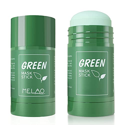 Маска за лице-Стик Pocoskin Green Tea, Средство за премахване на черни точки 2 ЕЛЕМЕНТА, Маска-Стик за дълбоко Почистване на Зелен