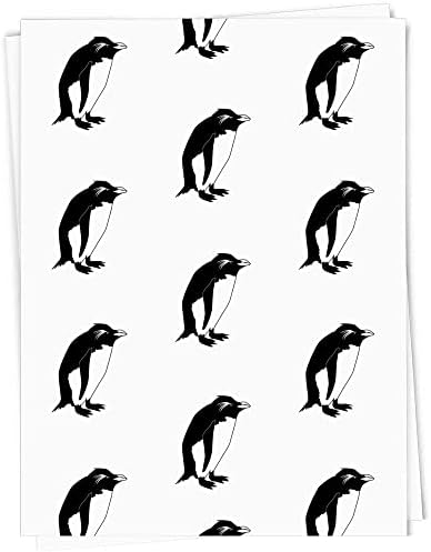 Azeeda 4 подарък етикети/ярлычка с надпис Rockhopper Penguin (GI00052888)