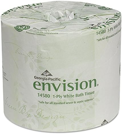 Кърпа за баня Envision 1458001, 1 слой, 4 инча x 4 инча, 1210 бр, 80 мл / ct, Бяла