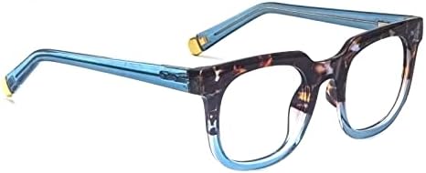 Glarollirace 3 Опаковки Женски Квадратни Очила За четене, Дизайнерски Стил, Компютърни Очила за четене със Синя светлина, Блокиране