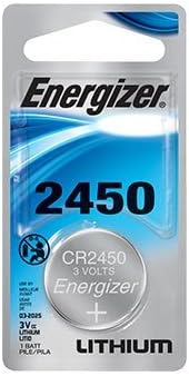 Часовници с една литиева монета Energizer в блистер /Електронни батерия CR2450 (опаковка от 4 броя)