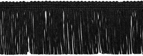 Опаковка на стойност 11 ярда с 2-инчов тапицерия ресни-на веригата в стила на # CF02 Цвят: K9 - Черен (10 m / 32,5 метра)