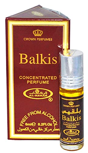 Устойчиви на парфюми AL-Rehab Balkis Attar без алохола, 6 мл.