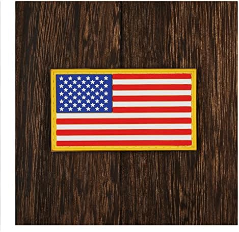 HECOO USA морала на Американското PVC Гумена Нашивка За Закрепване на