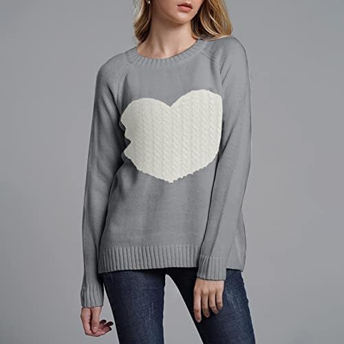 Жена Пуловер, Пуловери, Преливащи Межцветное Срастване, Темпераментна Пуловер Свободна Плетени, Сладък Пуловер