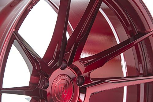 Rohana Колела RF2 Червено колело с боядисани покритие (20 x 12 см /5 x 130 мм, офсет 42 мм)