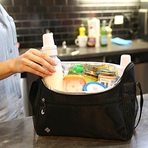 Чанта за бебешка храна и бутилки Columbia Badger Ridge с изолация, Черна