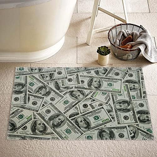 Подложка за баня, Доларови банкноти на Съединените Щати, Портрет на Бен Франклин, Нескользящий Моющийся Подложка за баня, Впитывающий