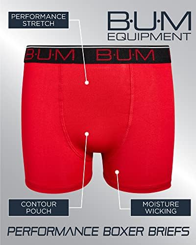 Бельо за момчета B. U. M. Equipment – 6 опаковки боксови страхливци Performance (Размер: 8-18)