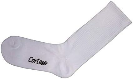 Мъжки спортни-Комфортни Чорапи Cortese Designs White Crew