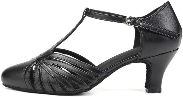 RUYBOZRY/ Дамски Обувки за латино танци Със затворени пръсти, Обувки за практикуване на система за Салса CMJ-511