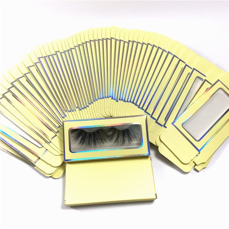 Хартиена кутия за опаковане на миглите Кутии за мигли Опаковане лента за мигли Празен калъф (Цвят: 4, Размер: 30 кутии без кората)