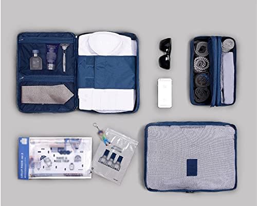 WYQQ 5 опаковки окачване на чанти за дрехи и 1 Многофункционална чанта за ризи, дишащи калъфи за дрехи за съхранение в гардероба