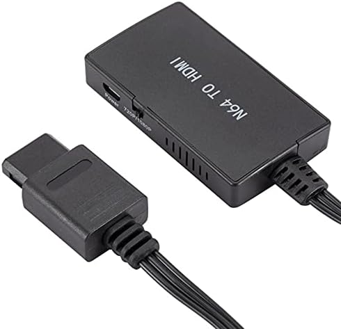 Кабел конвертор FAMKIT N64-HDMI-Съвместим Адаптер Nin-tend 64-HDMI-Съвместим за N64/ SNES/GC Черен