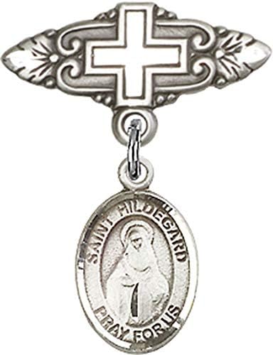 Детски икона от сребро Религиозна асоциация с Амулетом Свети Хильдегарды фон Бинген и Иконата-игла с Кръст