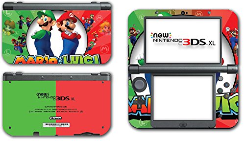 Братя Марио и Луиджи Super Hero Golf Картинг Smash видео игра Vinyl Стикер на Корицата за Новата Системна конзола Nintendo 3DS XL