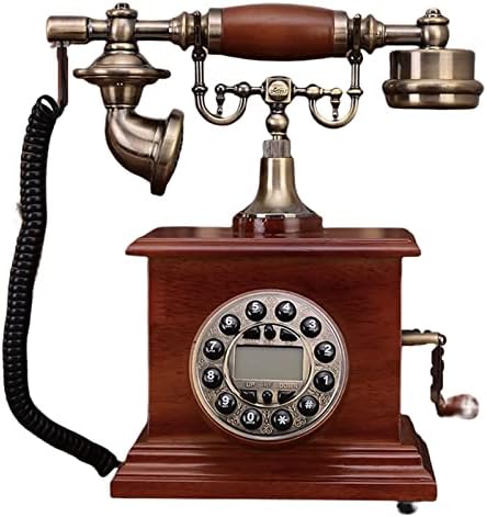 Ретро Телефон Украса на Хола Европейски Стил Американски Телефонен Комплект за Домашно Маса Стационарен Повратна Класически Офис