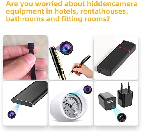 YILAIGO Personal Anti-spy Camera Finder - детектор, който незабавно открива скрити камери и понася устройства, защитени от наблюдения.