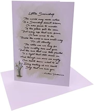 пощенска картичка с соболезнованиями във връзка с един спонтанен аборт от répandre la joie и запомнящ се подарък за angel baby за