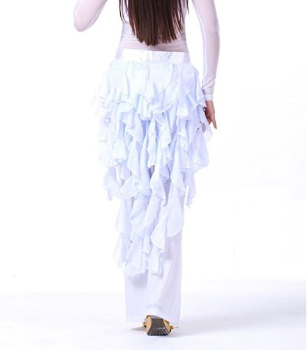 Дамски панталон За Танц на Корема MUNAFIE от Шифон С Шалове на Бедрата