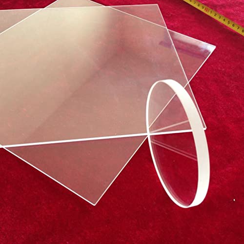 Оптична Стъклена плоча POPETPOP Glass Pane - Прозрачен лист оптично стъкло, Оптично стъкло с висок коефициент на топлопреминаване,