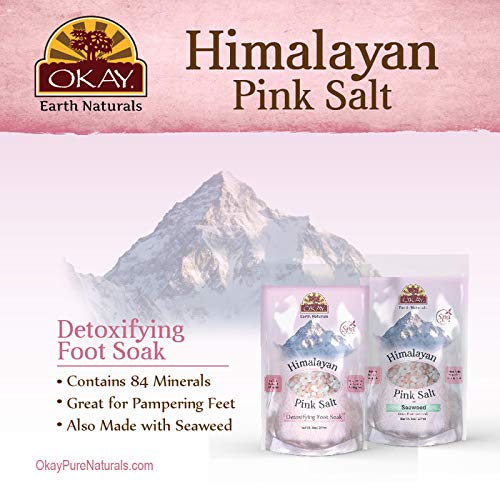 Гималайская Розова сол с успокояващ минерал от морски водорасли се Абсорбира, Оставяйки Краката Усещане за Пречистване, Свежест