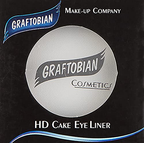 Професионална очна линия Graftobian HD Cake Eyeliner (черно jet black) Осигурява ясни линии, Водорастворимую прессованную захар