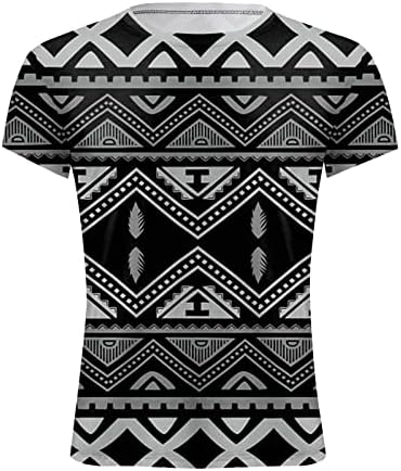 XXBR, мъжки ризи с къс ръкав Войник, лятната реколта на тениски с 3D принтом на Ацтеките в стил бохо, с кръгло деколте, ежедневни тениски, обикновена сини, черни, бели, зе