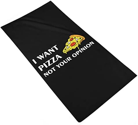 Аз искам Пица, а не вашето Мнение Кърпи за ръце от Микрофибър Супер Впитывающее Бързосъхнеща Кърпа Гъба