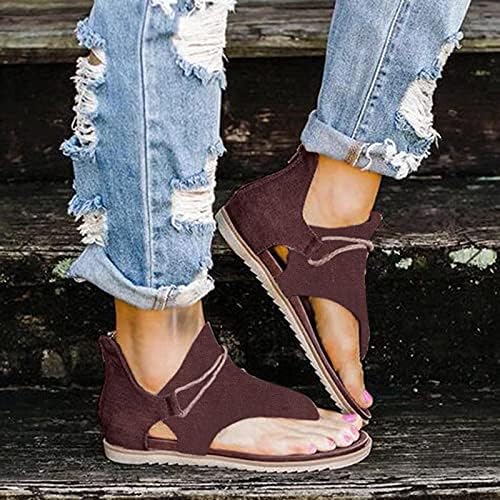 Msaikric/ ежедневни летни дамски сандали 2022 г., сандали на танкетке с джапанки, дамски плажни сандали на платформа и ремешках