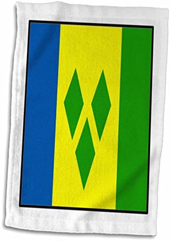 3D Фотография кърпи с изображение на флага на Сейнт Винсент и Гренадин (twl-98484-1)