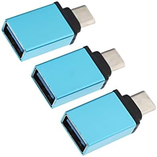 SOLUSTRE 3 бр. USB Адаптер USB Адаптер за Слушалки Конвертор Type c Адаптер за Телефон Компютърни Адаптери за лаптоп Адаптер за