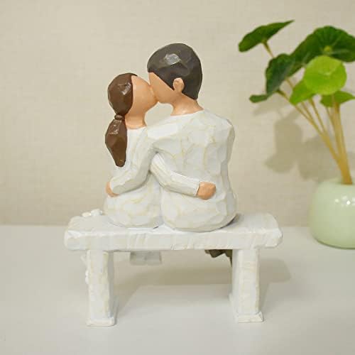 Фигурки Такива Романтични двойки jinhuoba, Скулптура Такива Двойки с ръчно Рисувани в Памет на Прекрасен Момент - най-Добрите подаръци