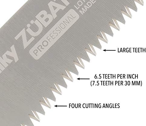 Професионална Извити Ръчен трион Silky ZUBAT с големи зъби 330 мм (270-33)